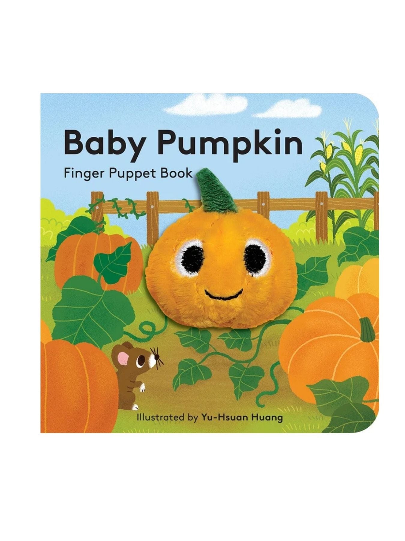 Fall inspired finger puppet book for kids with pumpkins