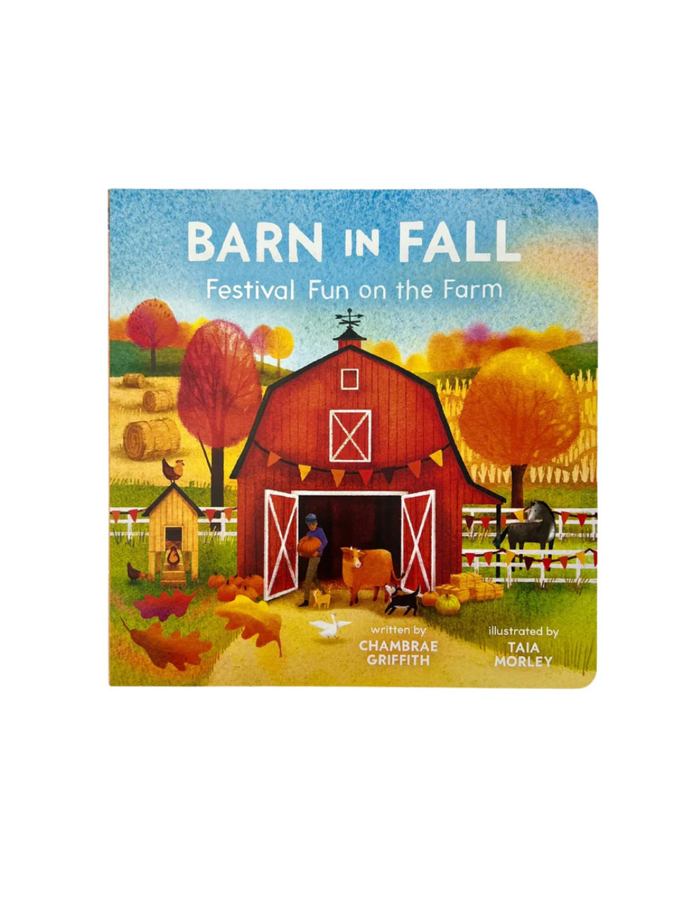 Barn in the Fall board book for kids