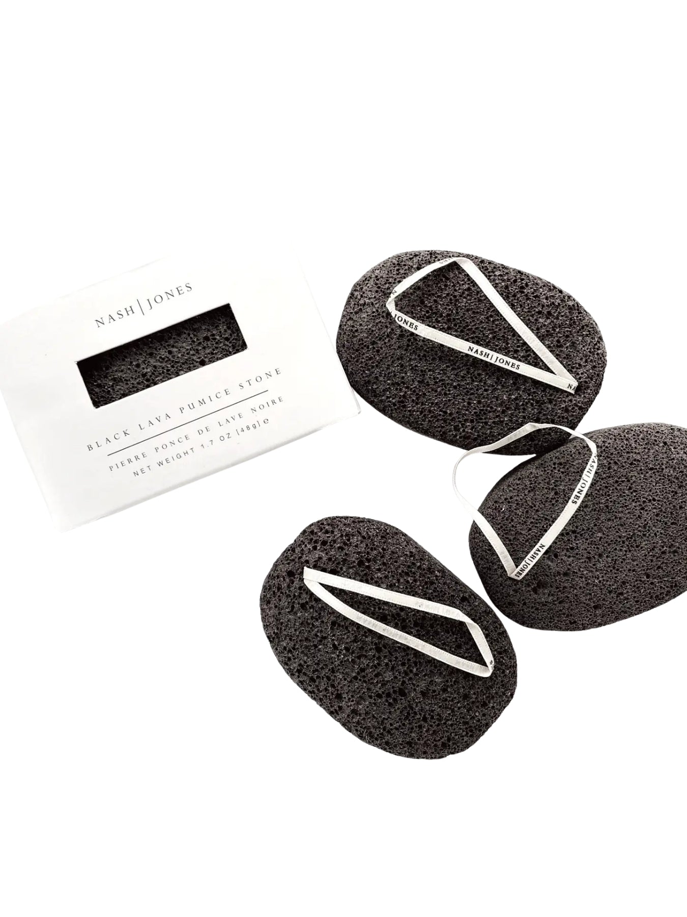 Lava stone from Nash and Jones provides a natural abrasive texture without being too harsh on your skin. Regular use of the pumice stone will reveal healthier, softer skin underneath.