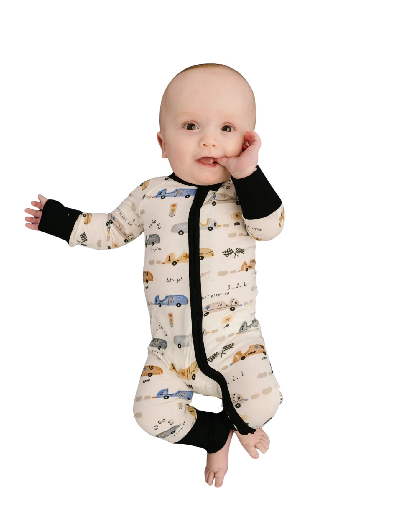 Our bamboo pajamas sleepers are a customer favorite and for good reason- buttery soft, lightweight, and breathable. Crafted from premium bamboo fabric for maximum comfort. Speedway Car theme