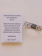 Empower your child to walk in faith with this vibrant reversible "Jesus Rocks" wristband. Inspired by Isaiah 26:4. This comfortable, daily reminder encourages kids to share God’s love at school and play.