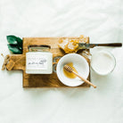 This Candle is a captivating blend of honey, spices, vanilla, and tobacco leaves with a smooth woody base. Perfect for an all year 'round scent!