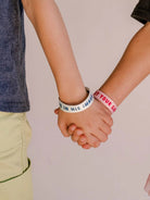 Empower your child to walk in faith with this vibrant Matthew 5:16 elastic wristband. This comfortable, daily reminder encourages kids to share God’s love at school and play. Elastic bracelet for kids 