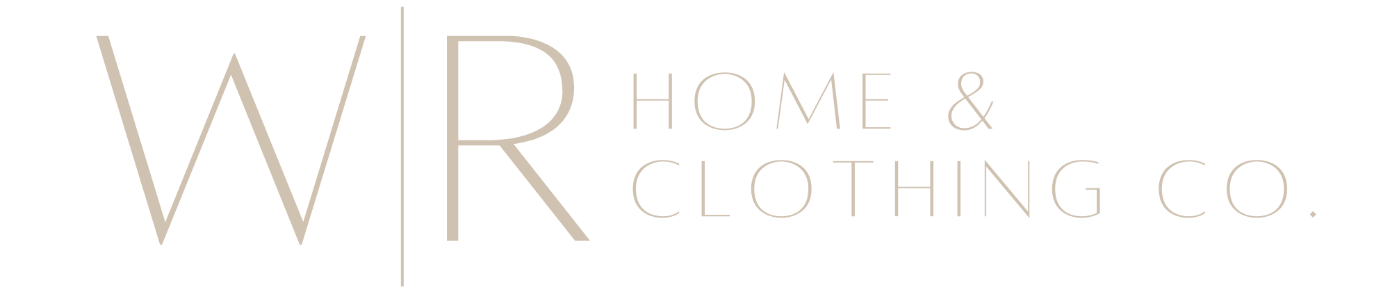 WR Home & Clothing Co. logo