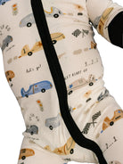 Our bamboo pajamas sleepers are a customer favorite and for good reason- buttery soft, lightweight, and breathable. Crafted from premium bamboo fabric for maximum comfort. Speedway car theme.